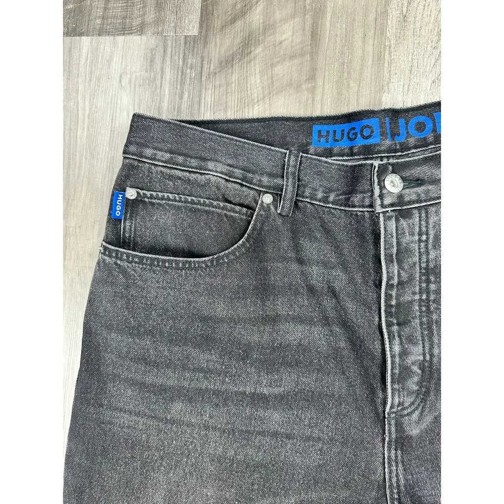 HUGO Jonah Regular Straight Jeans Black NWT — Size 36x32
